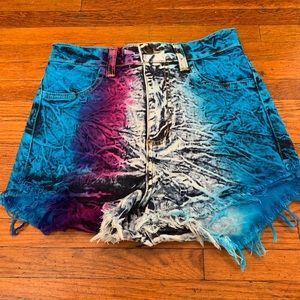 Fashion Nova Tie dye Shorts